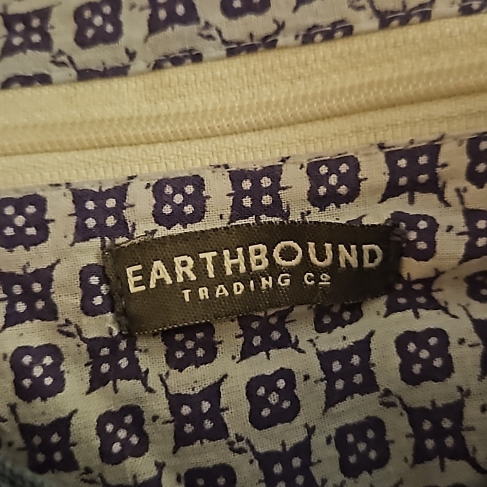 VTG EARTHBOUND Embroidered Brass Sequin Cloth Festival Crossbody Hippie Bag - Picture 2 of 13